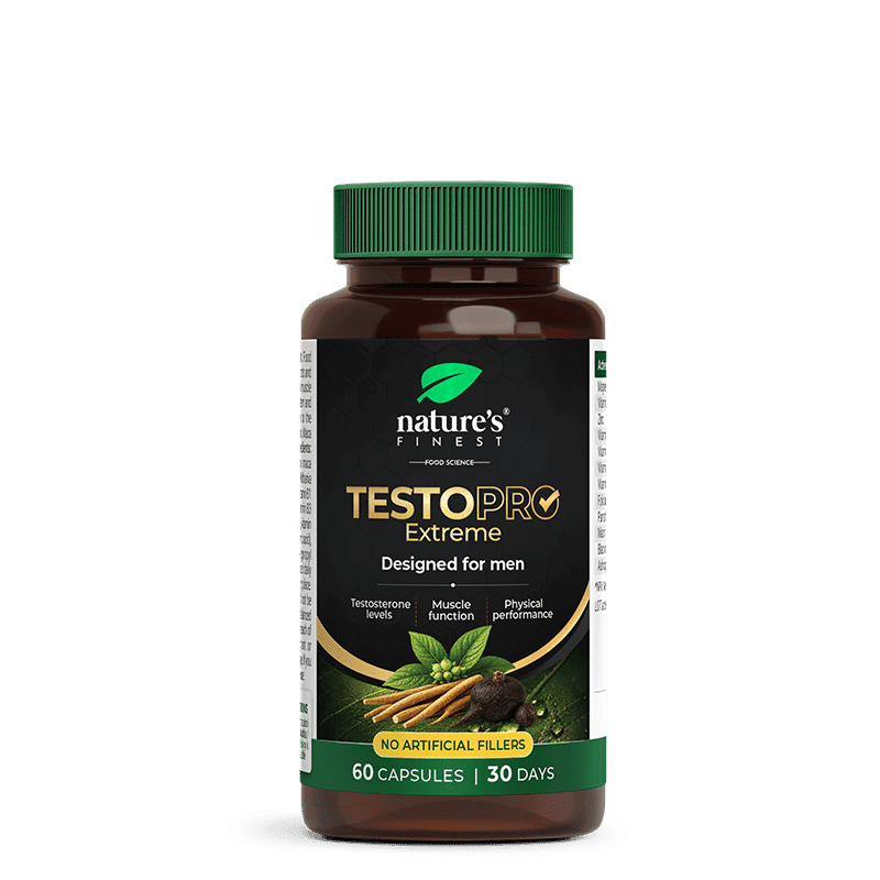 Nature's Finest TestoPRO Extreme | testo- en spierprestatie-ondersteuning | vitamine B6, pantotheenzuur