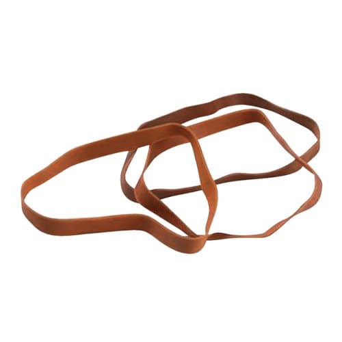 Elastiek standard rubber bands 5604 180x5mm 500gr 222 stuks bruin