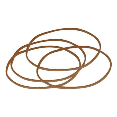 Elastiek standard rubber bands 22 100x1.5mm 1kg 2660 stuks bruin