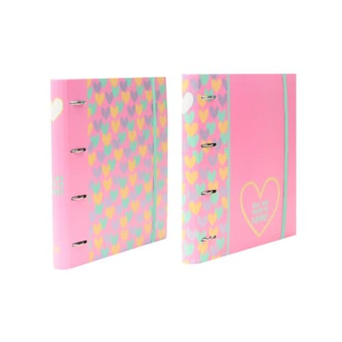 B'log hearts - ringband a4, 4 ringen