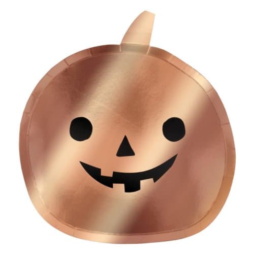 Meri meri halloween borden pompoen - koper