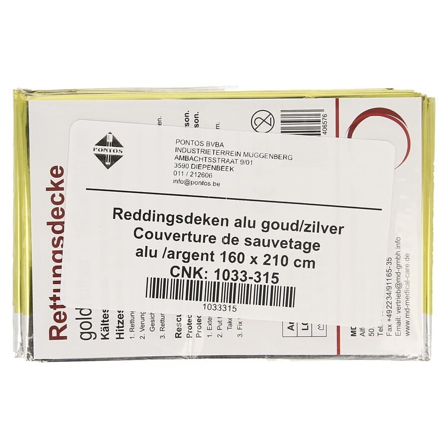 Topmed Reddingsdeken Aluminium