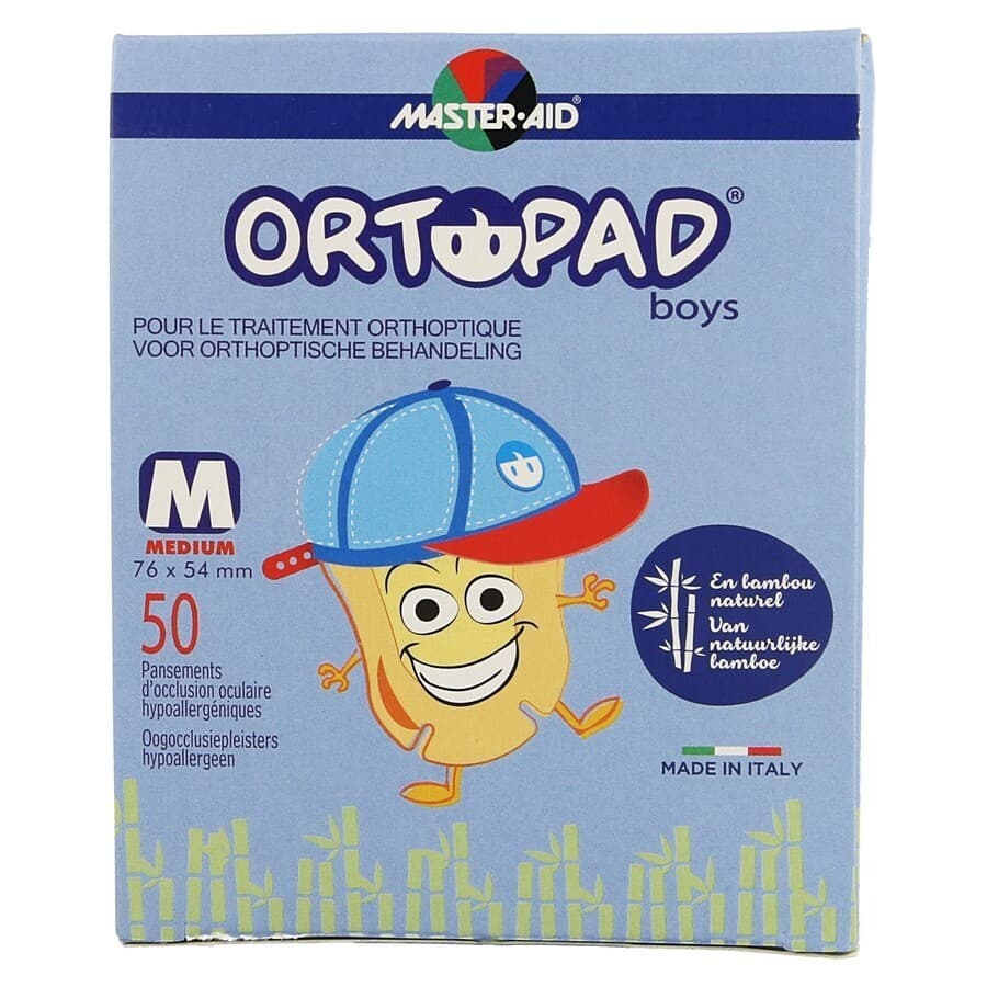 Ortopad For Boys Medium Oogkompres 50 73322