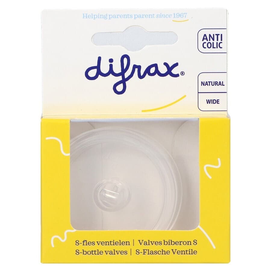 Difrax S-fles Ventiel 2 Stuks