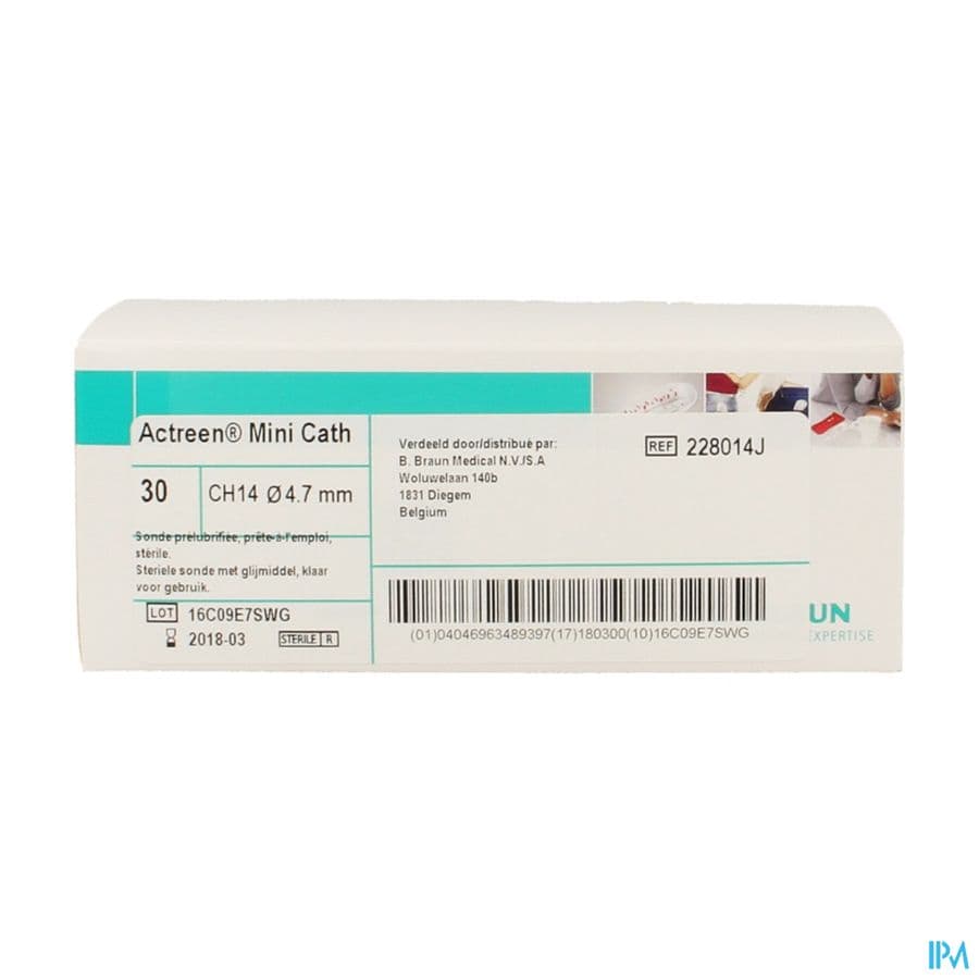 Actreen Lite Mini Sonde Prelubrif. Ch14 30 228014j