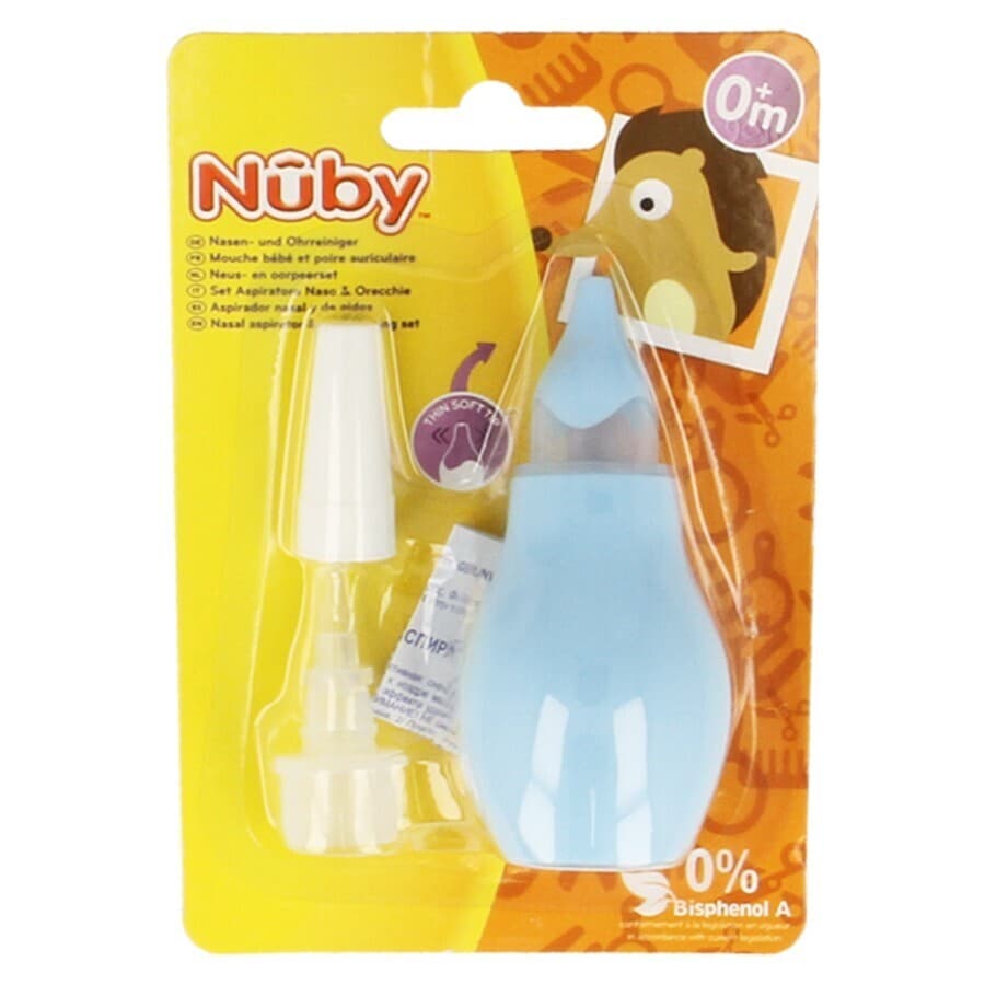 Nuby Neuspeer & Oorreiniger - 0m+