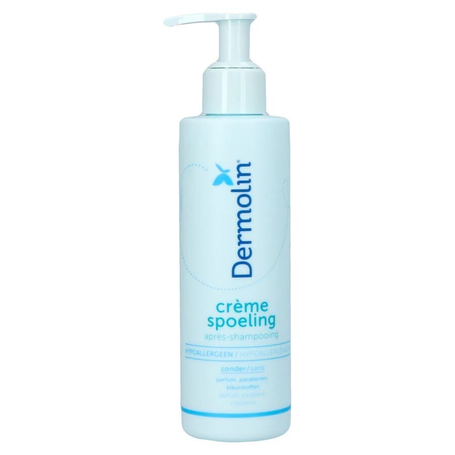 Dermolin Crèmespoeling Gevoelige Huid Parfumvrij Tube 200ml