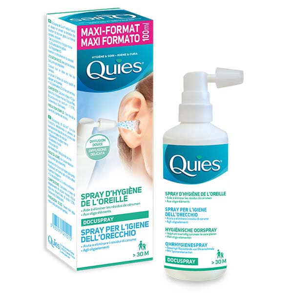 Quies Docuspray Oorhygiene Z/drijfgas Spray 100ml