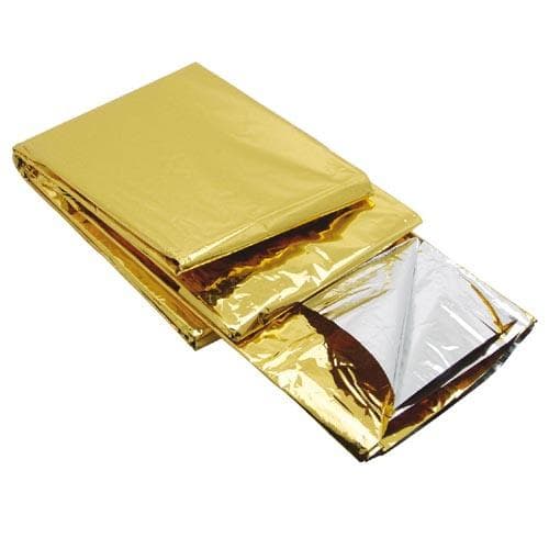 Reddingsdeken, goud/zilver, 160x210 cm