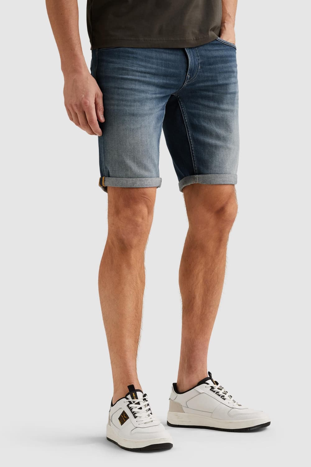PME legend blauwe heren broek | Nightflight | Stonewash wassing | Regular fit | 5-Pocket zakken | Knoop- en ritssluiting | Duurzaam | Regular waist