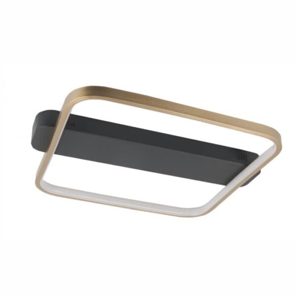 Plafondlamp Ascona zwart-goud 40cm