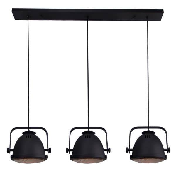 Hanglamp Nero zwart 3 lichts