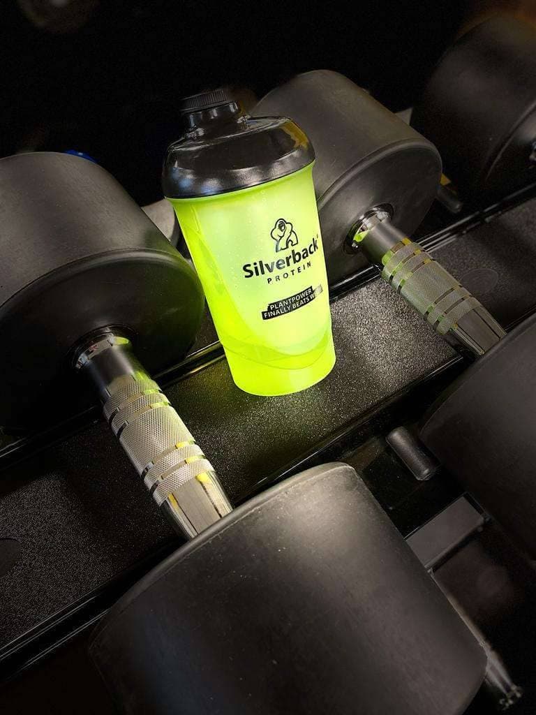 Shaker bottle - transparent green