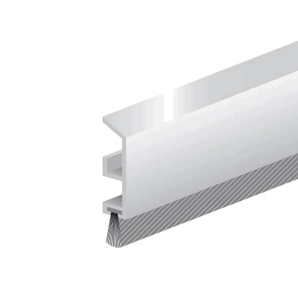 ELLEN Tochtstrip Dorpelprofiel ADS-B 39x7x1000mm Aluminium/Borstel