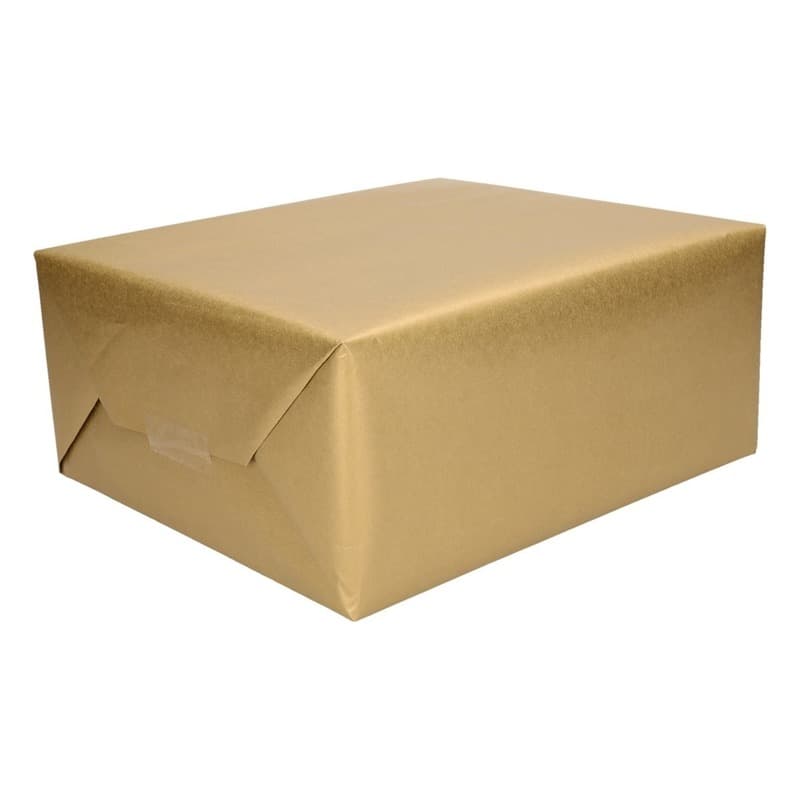 2x Kadopapier goud 500 x 50 cm