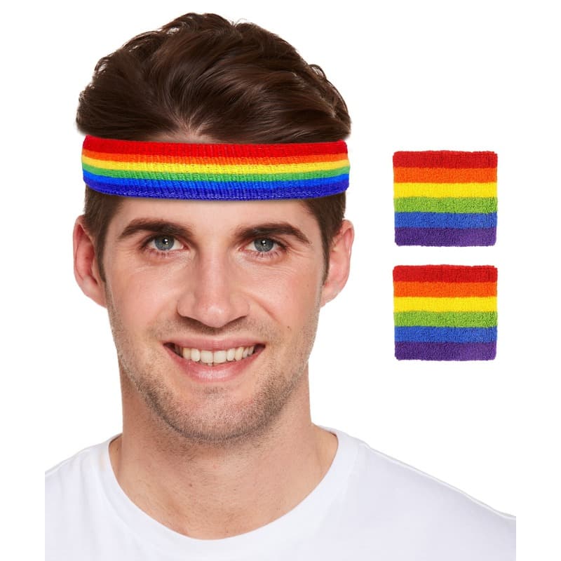 Pride pols/hoofdbandje set van 3 stuks