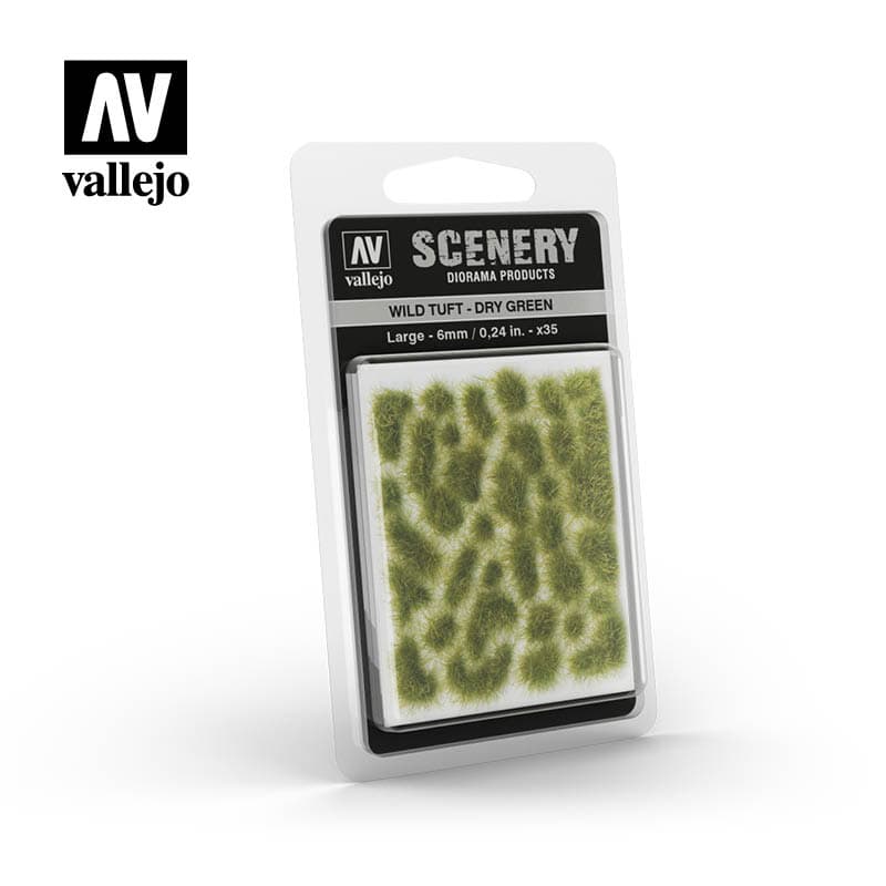 Vallejo Scenery: Wild Tuft L (Dry Green)
