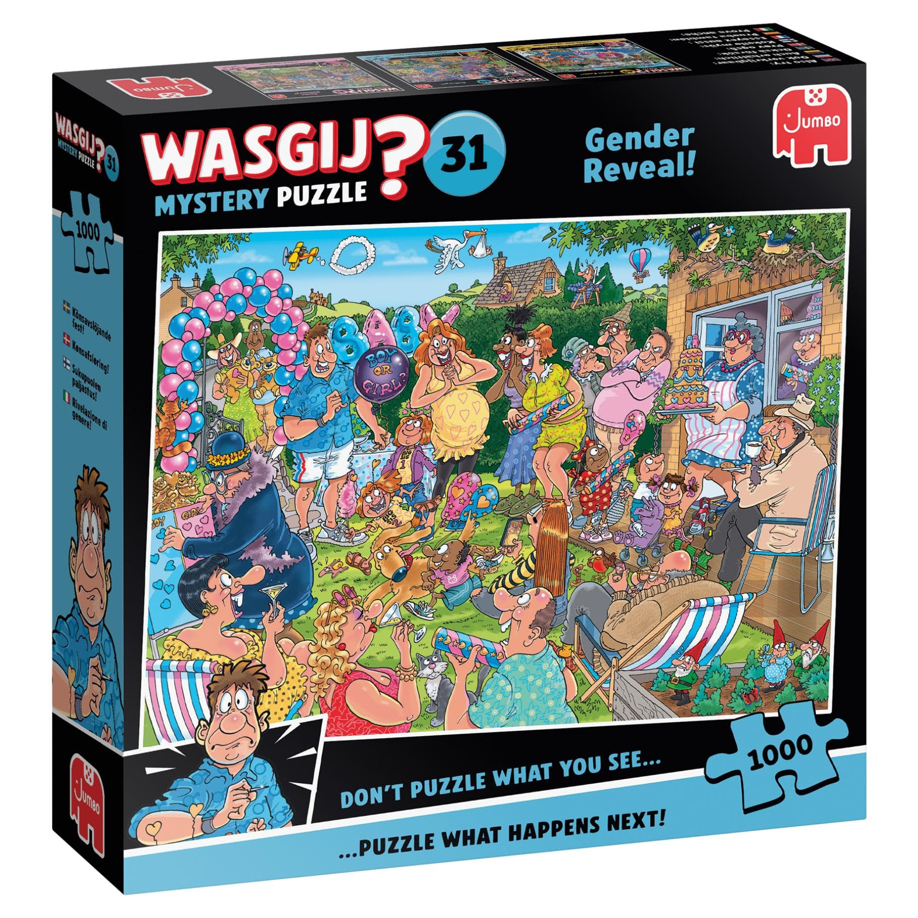 Puzzel Wasgij Mystery 31 Gender Reveal (1000)