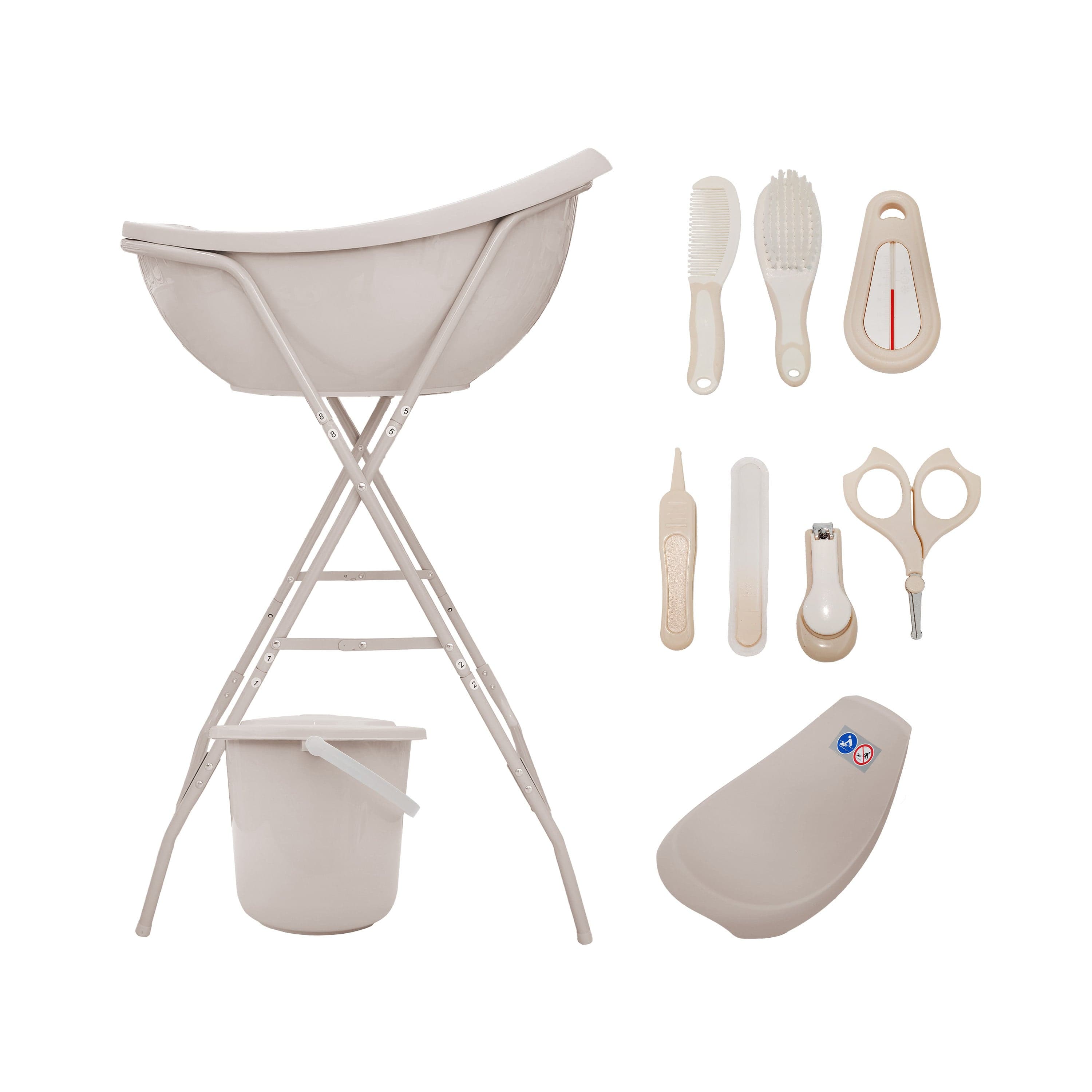 Bad & Verzorgingsset Novi Tubby Taupe