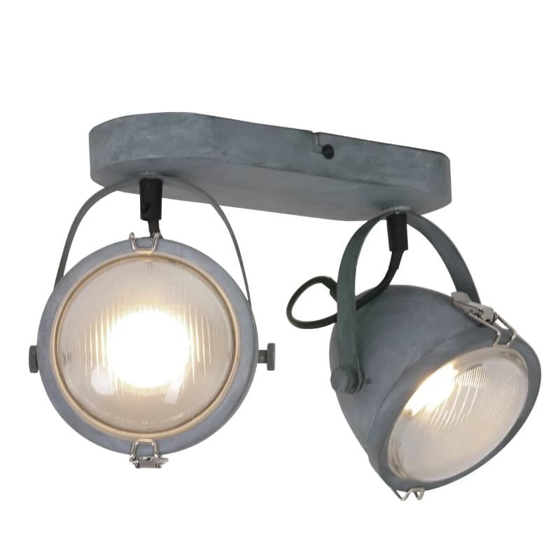 Mexlite Paco LED Plafondspot | 2x GU10 4.9W 2200K/2700K 960lm 822/827 | Dimbaar