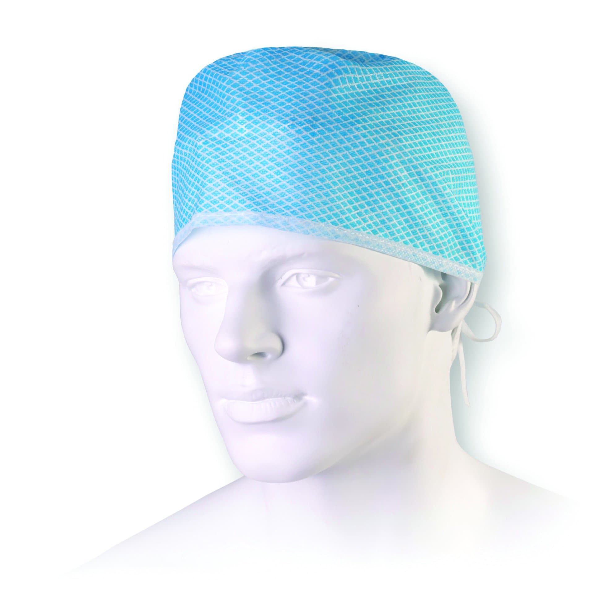 Medische Muts Met Koortjes, Spunlace Mesh - Maat: Universal - 100 stuks