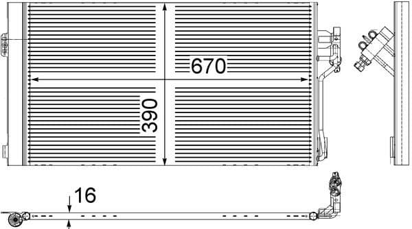 Condensor, airconditioning