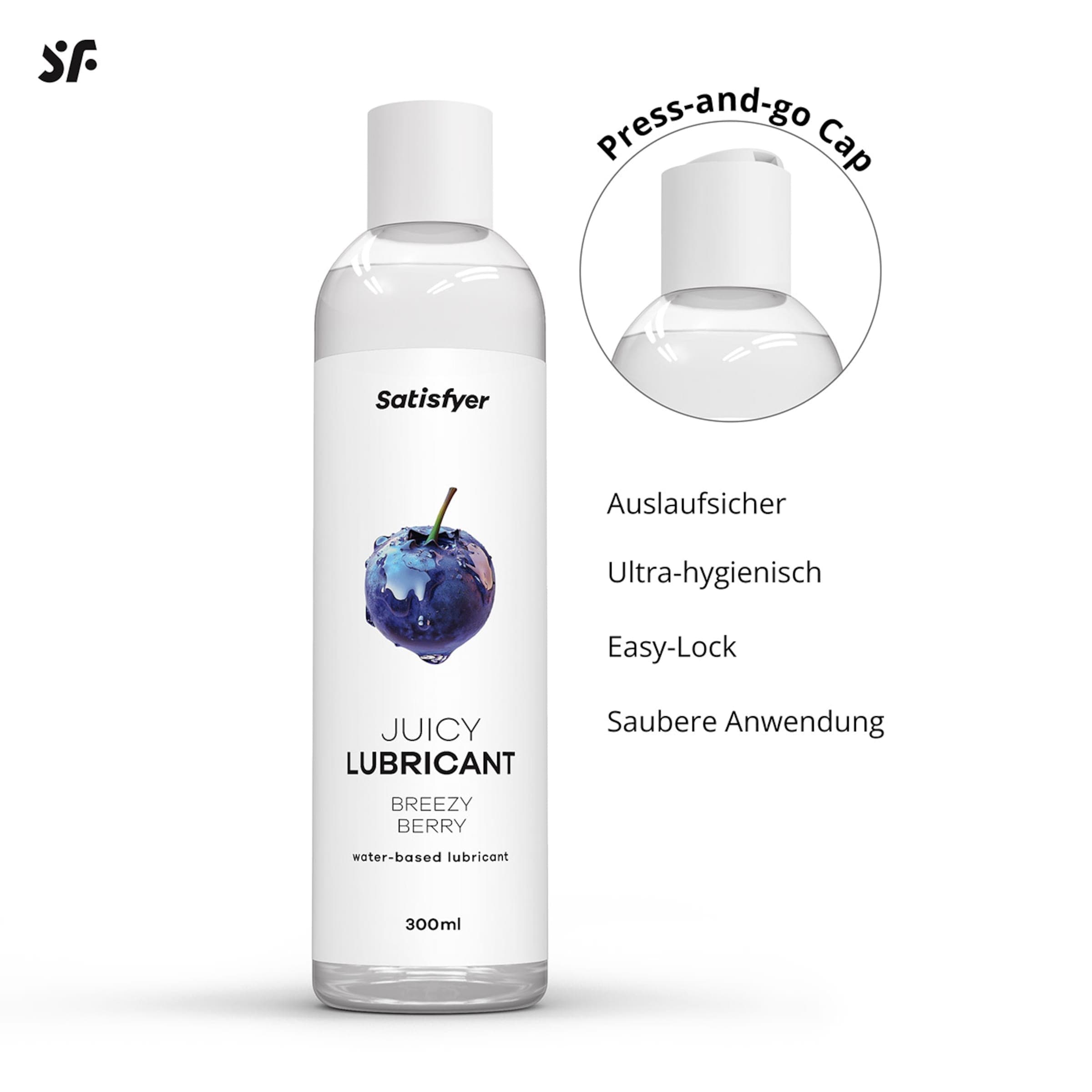 300 ml 'Satisfyer Glijmiddel Breezy Berry'