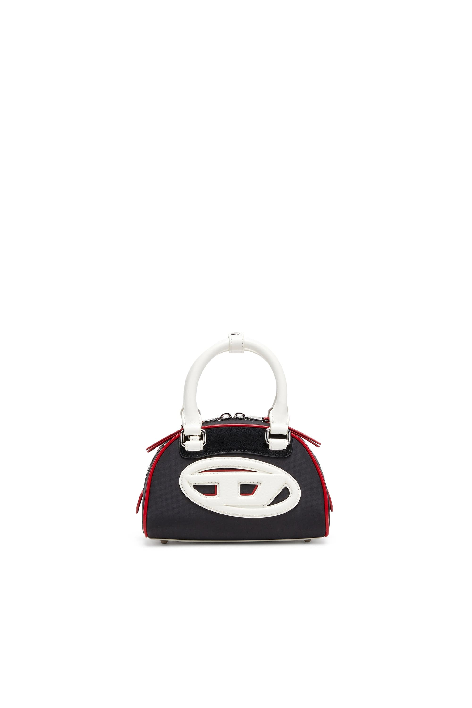 Diesel - 1DR Dome-Colour-block small bowling bag - Crossbody Bags - Woman - Multicolor