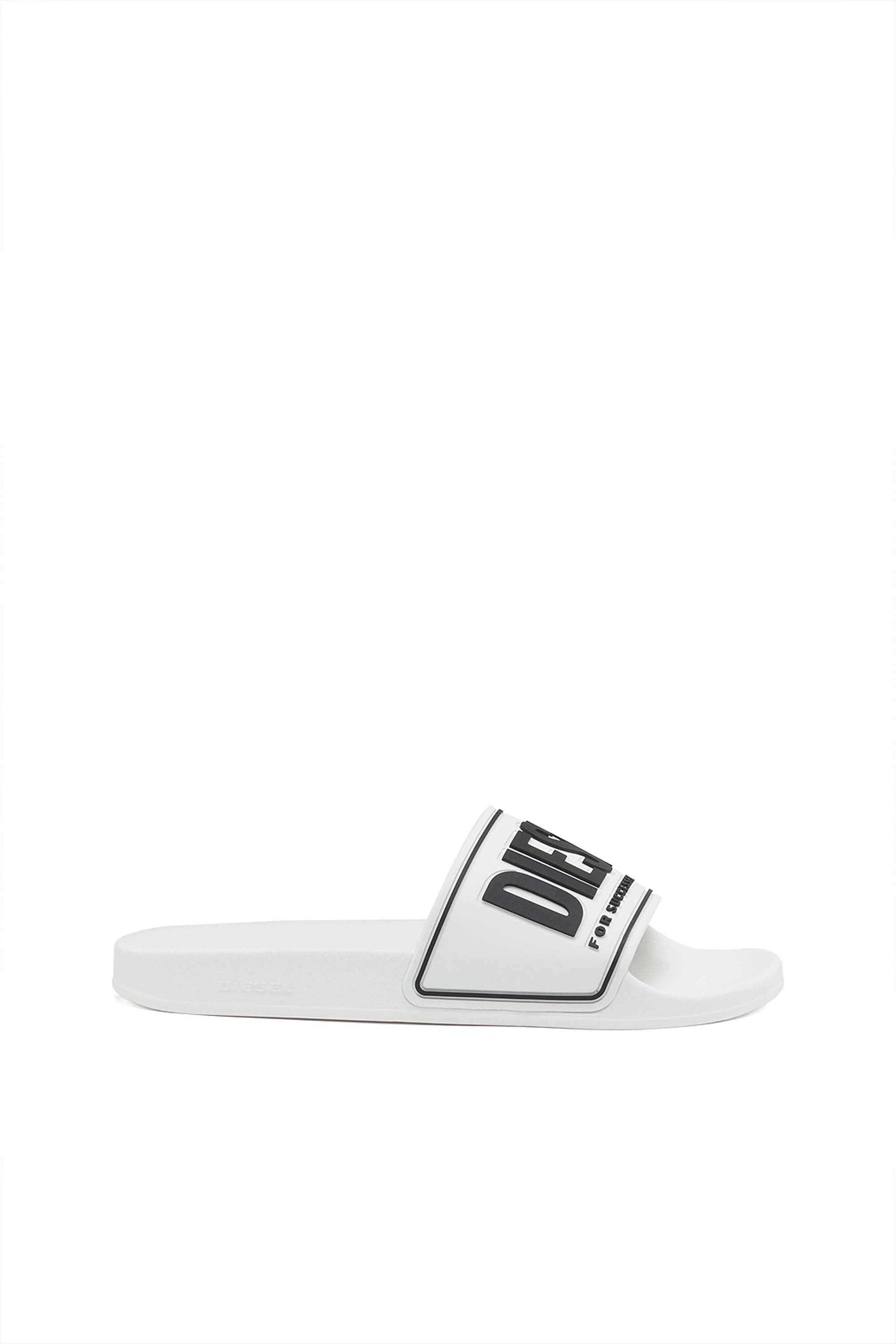 Diesel - Sa-Mayemi-Pool slides with 3D logo - Slides - Man - Multicolor