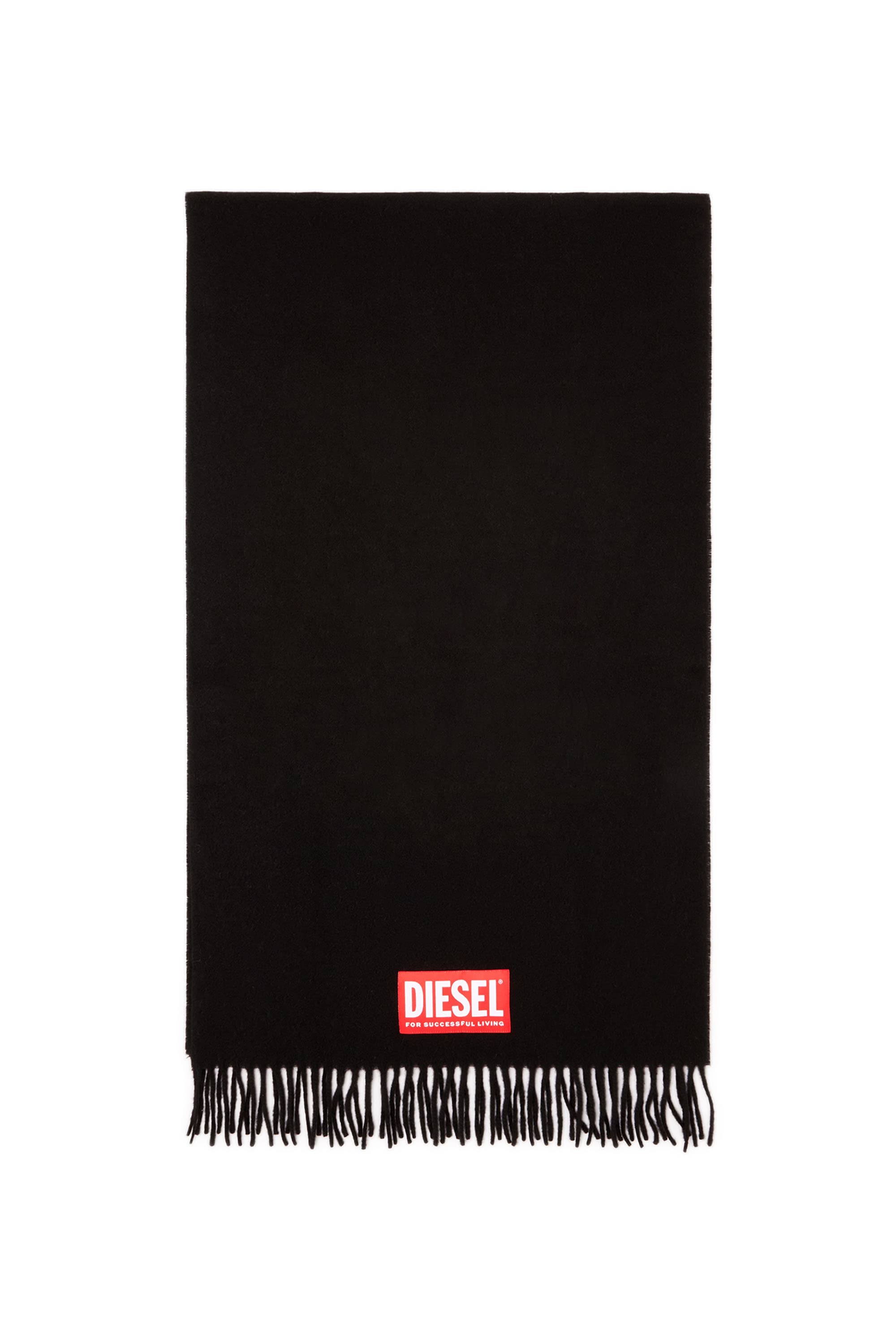 Diesel - Wool blend scarf - Scarf - Man - Black