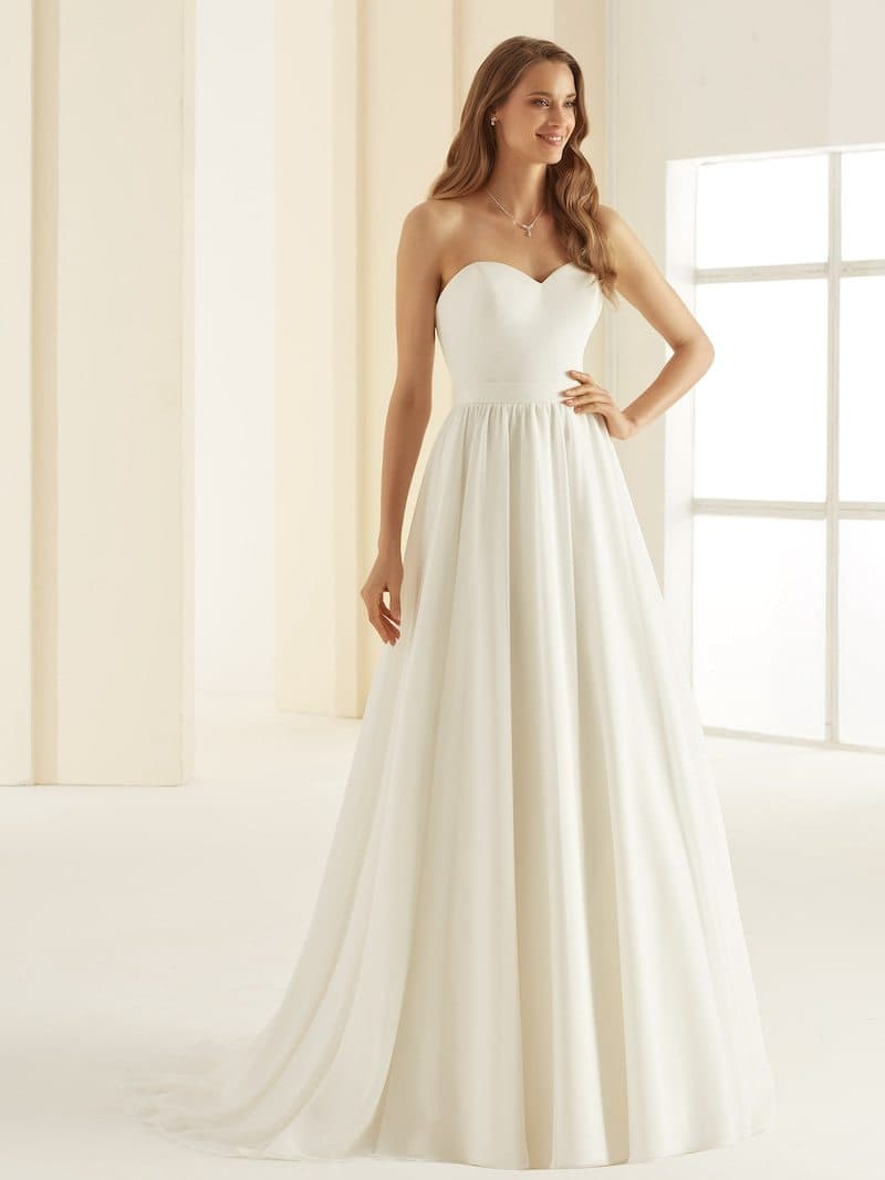 Bianco Evento Sardinia Chiffon Rok | Maat: S