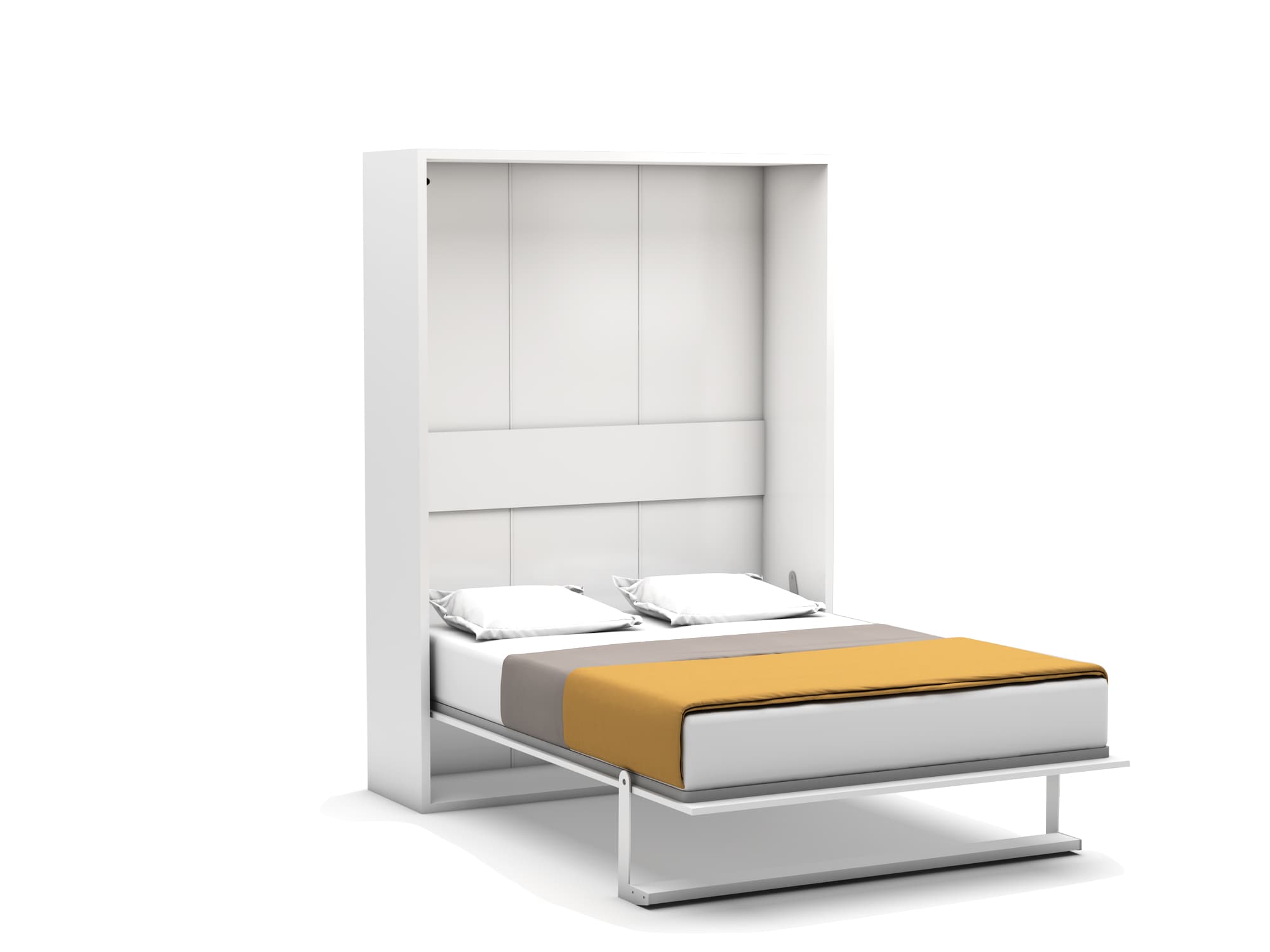 Tweepersoons bedkast Diva Frog met eettafel Geen matras