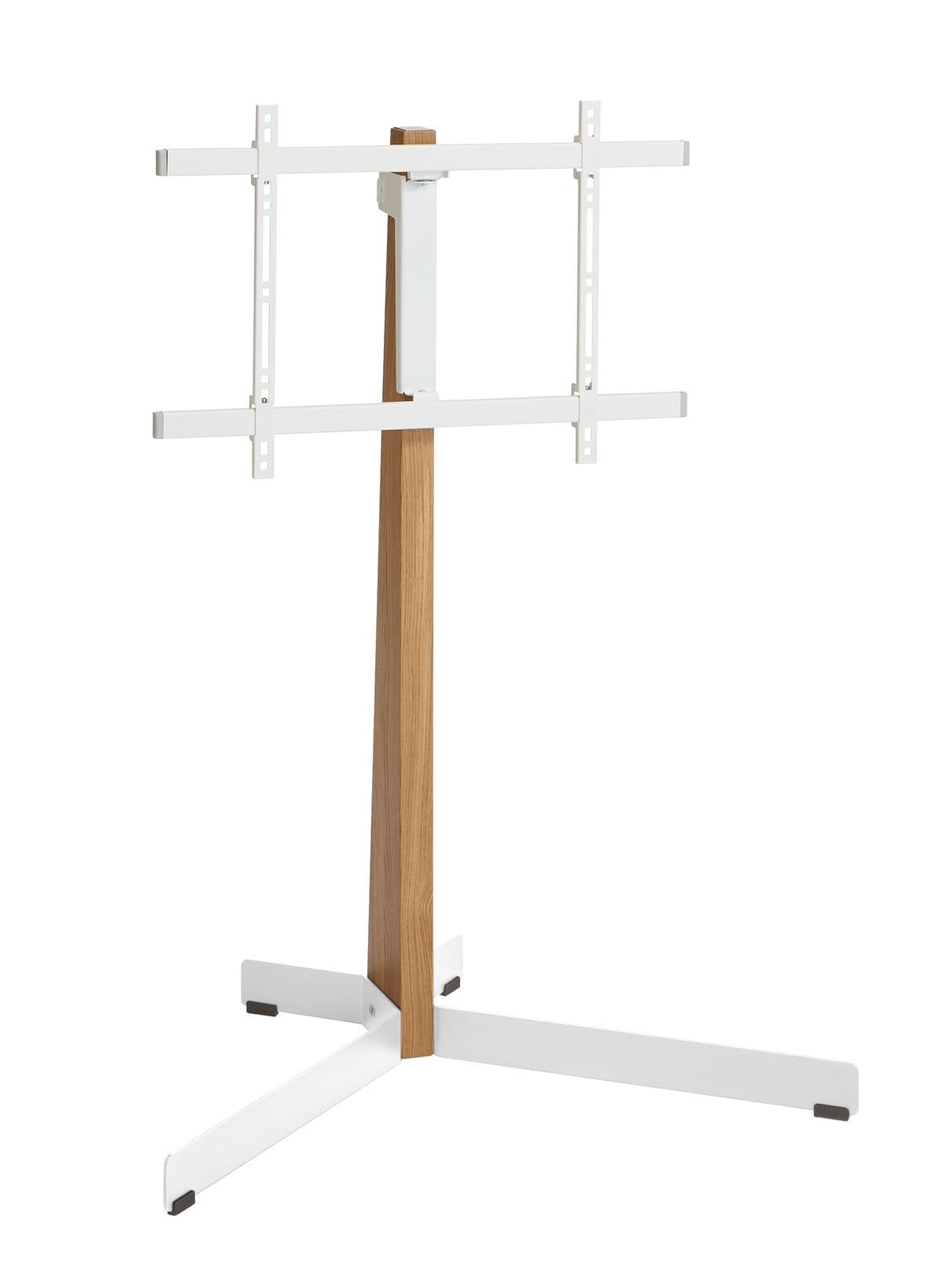 Vogel's TVS 3695 TV standaard: 40 - 77 inch | Eikenhout & wit staal TVS 3695 tv vloerstandaard- Black Friday 2025