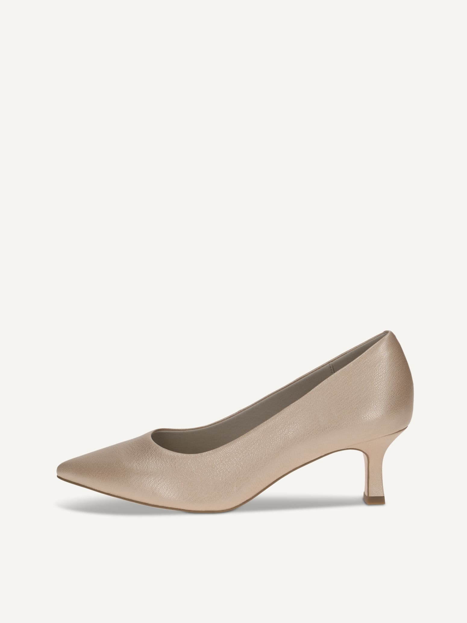 CAPRICE Pumps, beige, made of Leather with Queenie, Size 41