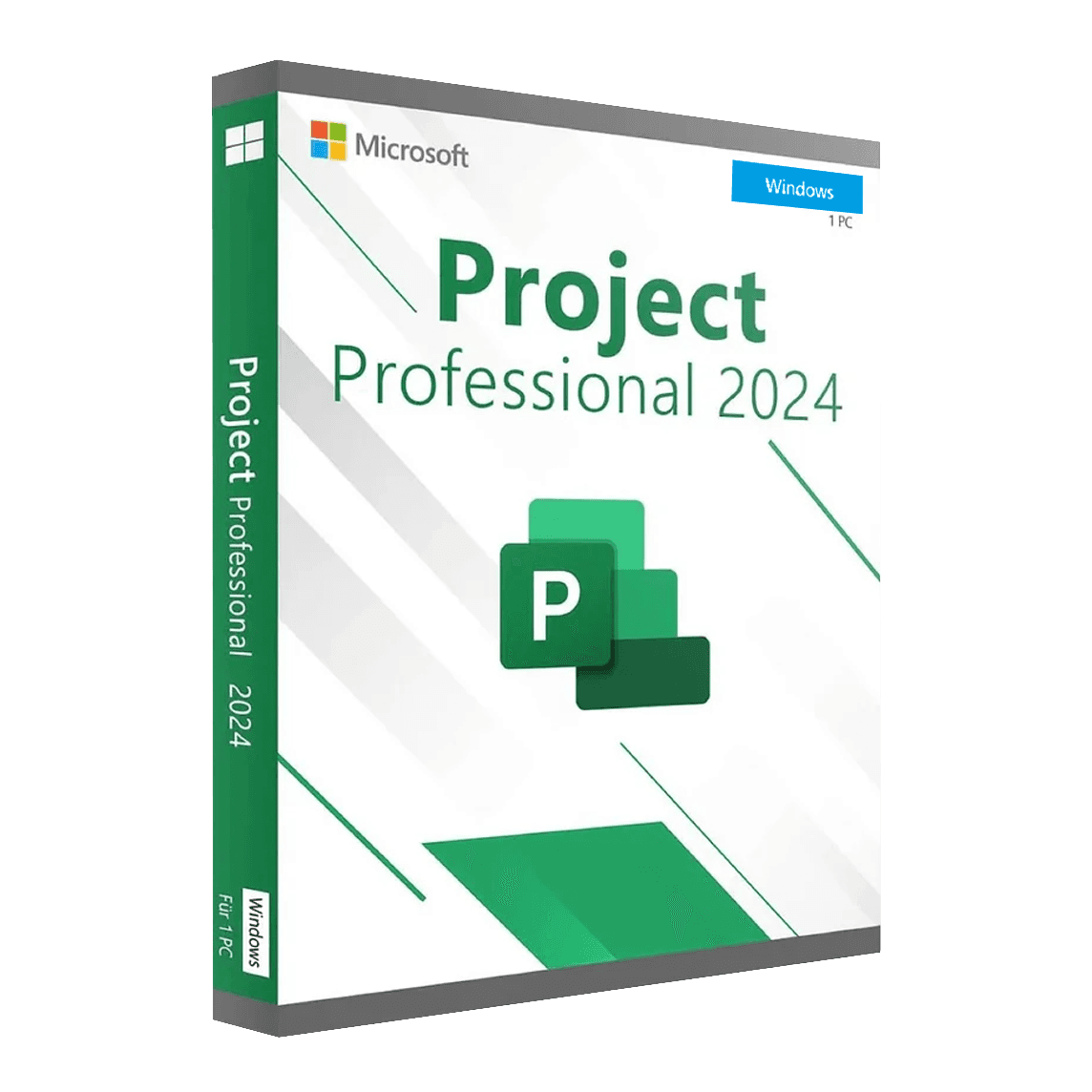 Project Standard 2024 - 1 Apparaat - Microsoft gebonden - Bind - CD Key Levenslang