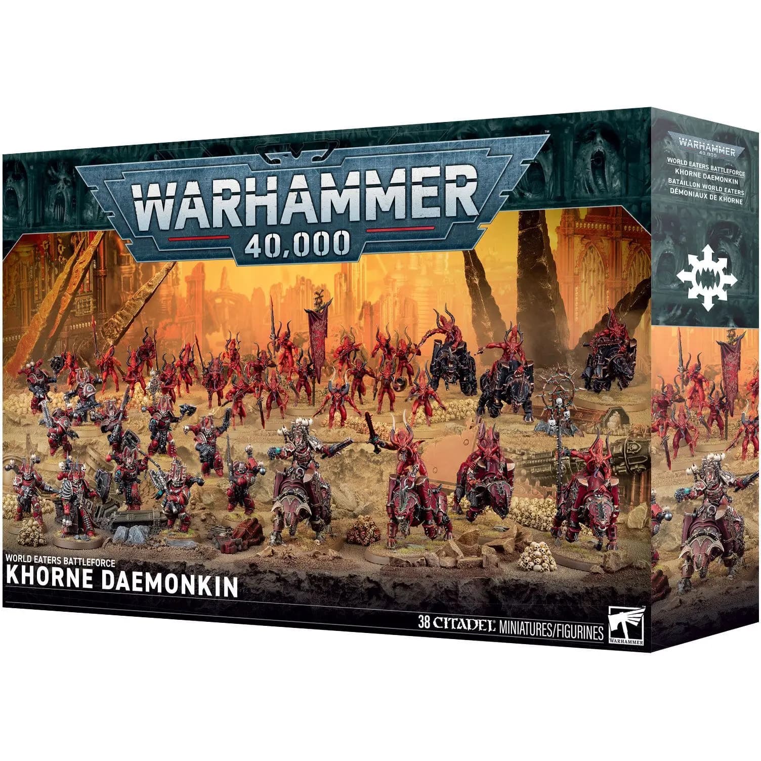 Beeldjes Games Workshop Warhammer 40k - Battleforce World Eaters : Demons de Khorne