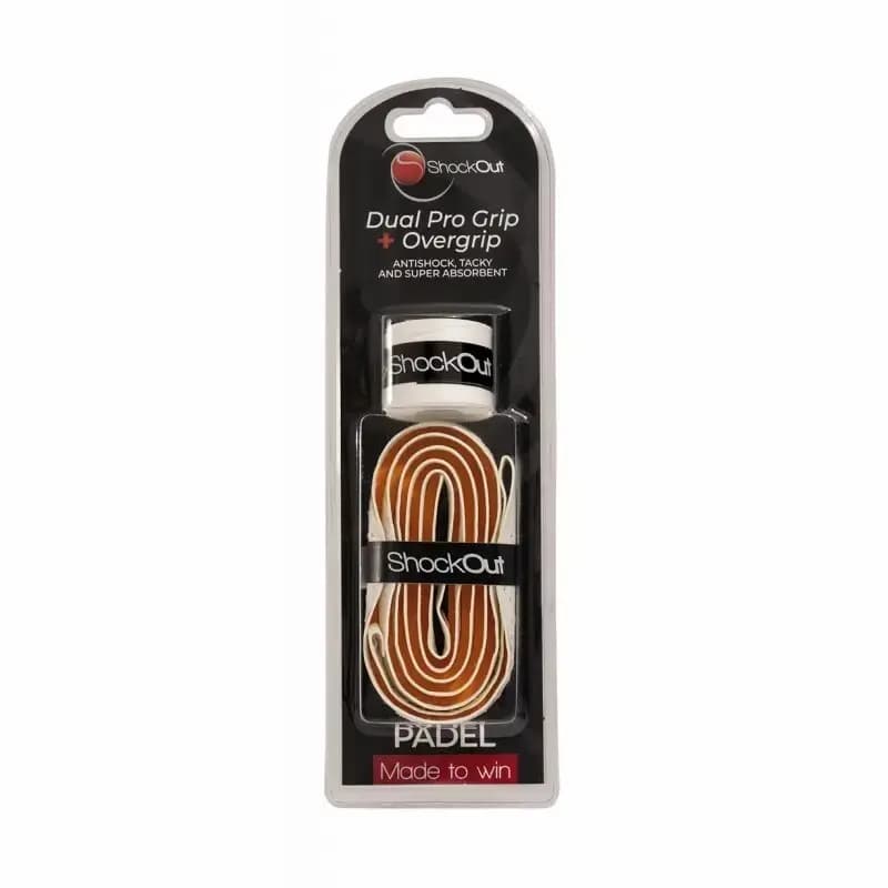 Greep en overgrip set Shockout Dual Pro