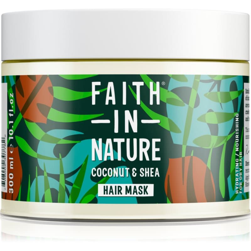 Faith In Nature Coconut & Shea Hydraterende Masker voor Droog en Beschadigd Haar 300 ml
