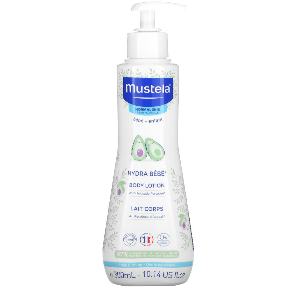 Mustela, Baby, Hydra Bebe Body Lotion, met Avocado, 10.14 fl oz (300 ml)