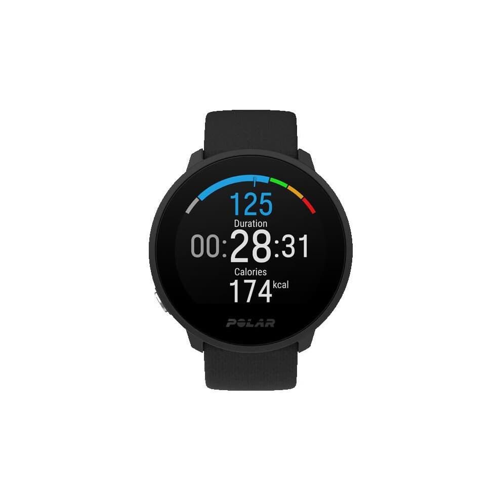 Polar Unite Noir Smartwatch Fitness met slaaptracking (Silicone)