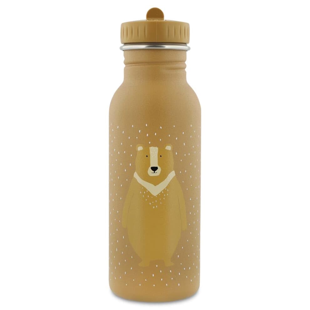 Gourde kind - TRIXIE - Mr Bear - Roestvrij staal - 500 ml - Geel