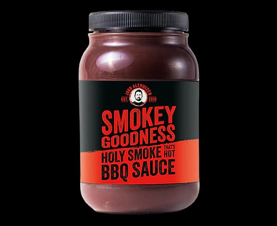 Smokey Goodness - Holy Smoke That's Hot BBQ Sauce - 500 ml