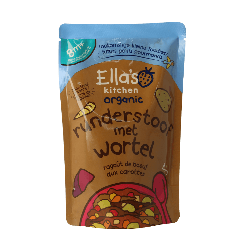 Ella's Kitchen Hartverwarmende runderstoof 8+ maanden bio 190 Gram