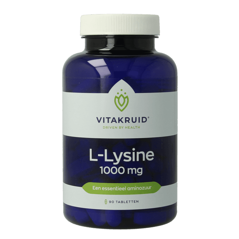 Vitakruid L-Lysine 1000mg met vitamine C 90 Tabletten