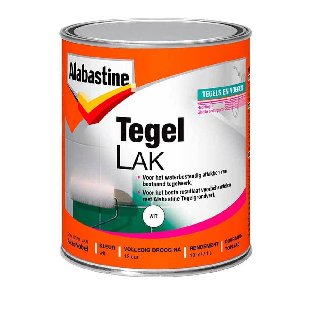 Tegellak 1K | 1 LTR | Wit