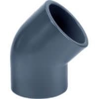 PVC knie 45° 75 mm lijmverbinding