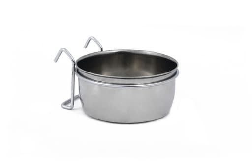 Beeztees Beeztees Coopcup Inox+Houder Hondenvoerbak 0,6L 12,5cm