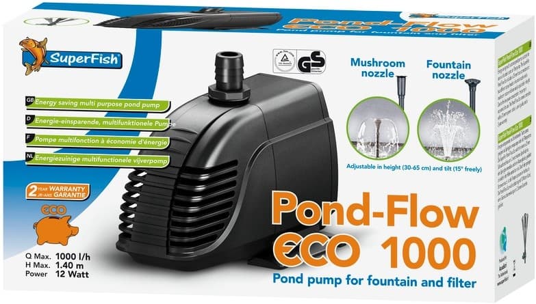 SuperFish Pond Flow Eco 1000 - Vijverpomp - SuperFish