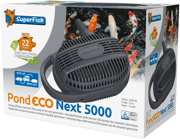 SuperFish SuperFish Pond eco next 5000 - 22watt
