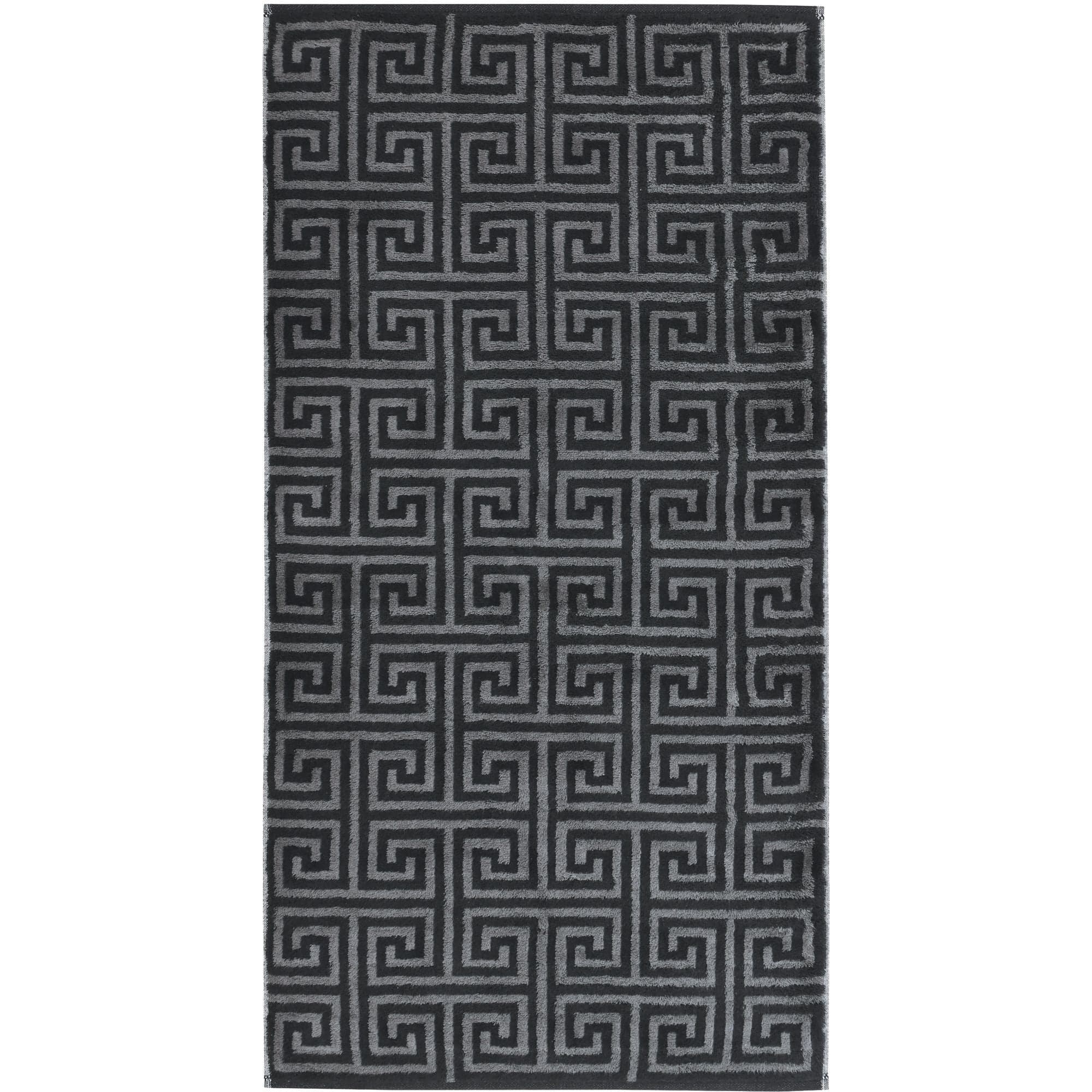 Cawö Cawo Noblesse Elegance Allover print Gastendoekje 30/50 zwart
